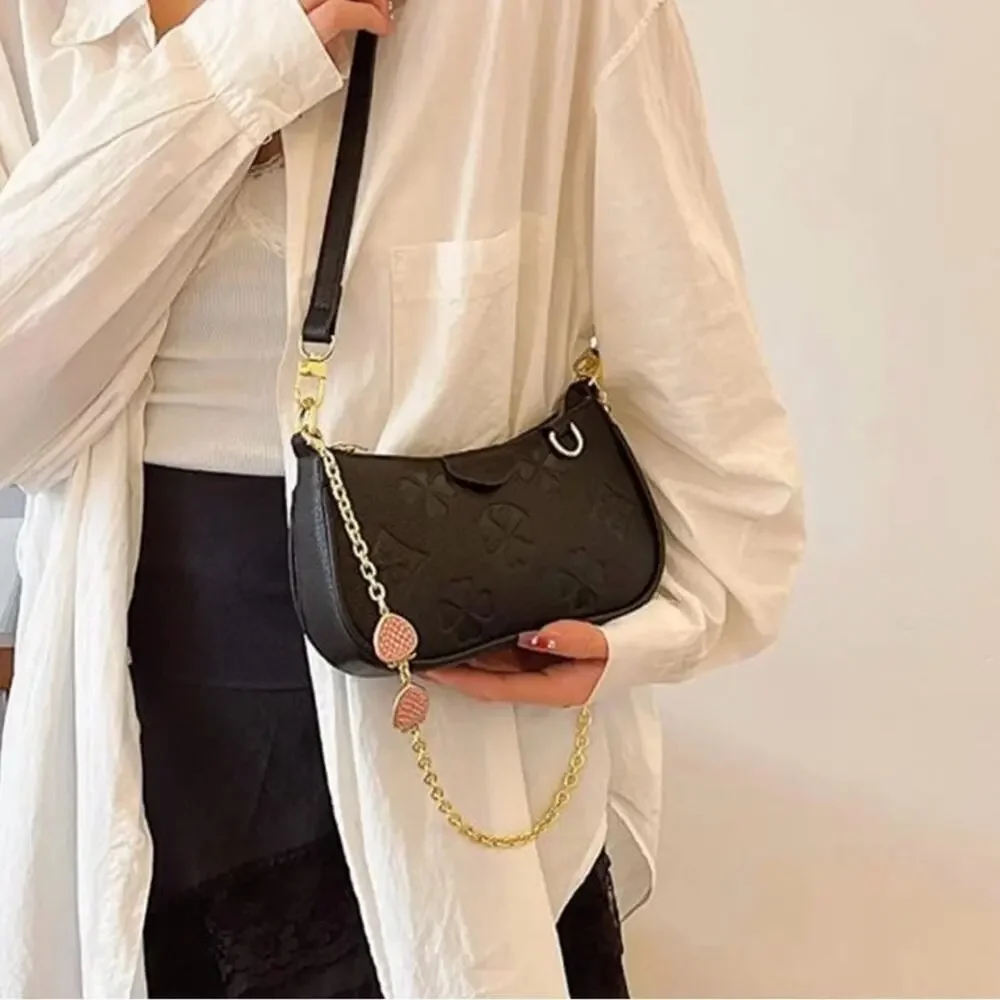 Designer Black Shoulder Crossbody Bag